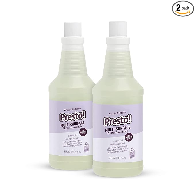 Amazon Brand – Presto! Multi-Surface Cleaner Concentrate, 2X Concentrated by Presto