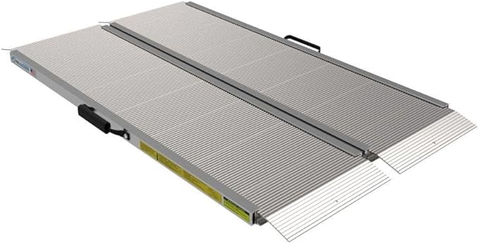 EZ-ACCESS Traverse 4 Foot Durable Aluminum Singlefold Edgeless Curbless by EZ-ACCESS