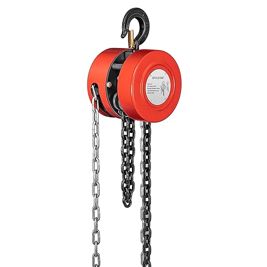 SPECSTAR Hand Chain Hoist 2 Ton 4400 Lbs Capacity 10 Feet by VIVOHOME
