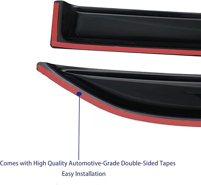 Window Visors Rain Guards fits 2010-2024 4Runner, Out-Channel Window Wind - Image 7