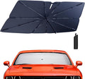 Windshield Sun Shade Umbrella for 2015-2024 Dodge Challenger Accessories: by HIMUMOY