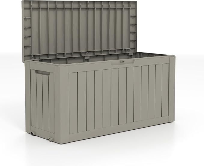 90 Gallon Lockable Resin Deck Box by Home
