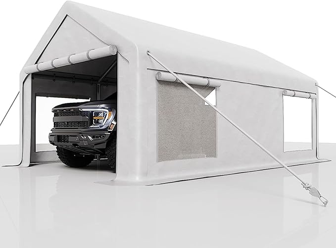 13 x 20ft Heavy-Duty Carport Canopy by Gaderth