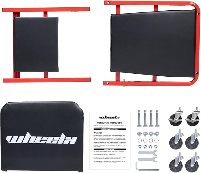 Mechanic Creeper 36 Inches 2-in-1 Z Seat - Image 7