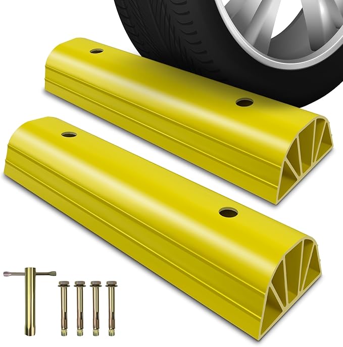 ROBLOCK Parking Stopper for Home Garage & Outside, Heavy Duty Garage Stoppers by ROBLOCK