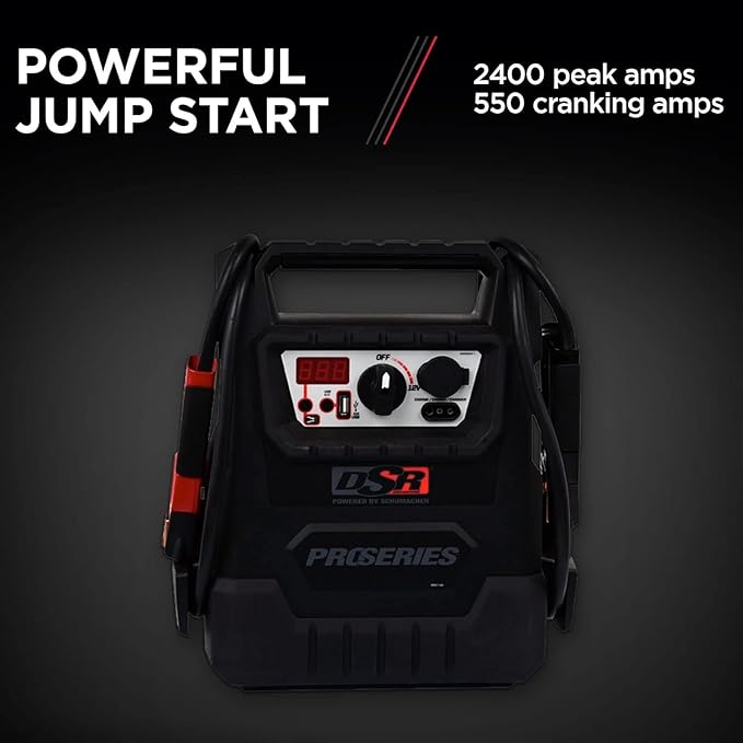 Schumacher Electric DSR ProSeries Car Battery Jump Starter, Maintainer & - Image 3