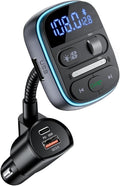 LENCENT Bluetooth FM Transmitter PD 30W, Hi-Fi Bass Music, Wireless Radio by LENCENT