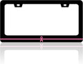 Breast Cancer Awareness License Plate Frame Pink Ribbon License Plate Holder by TINALUIN