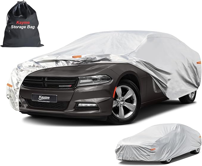 Kayme 6 Layers Car Cover Custom Fit by kayme