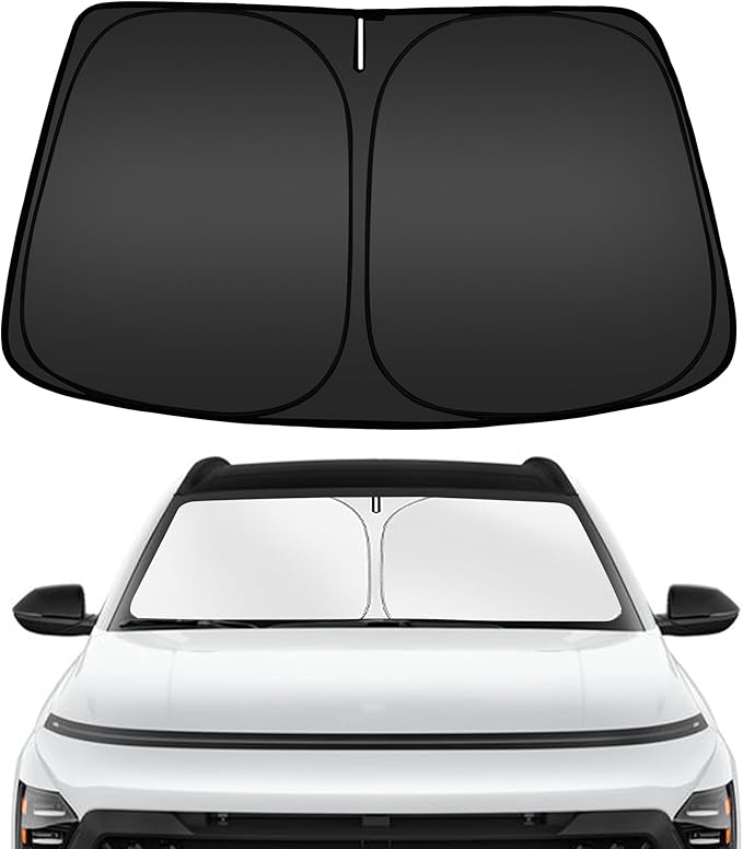ARISMOTOR Windshield Sun Shade for Hyundai Kona 2024-2025, Custom Fit Foldable by ARISMOTOR