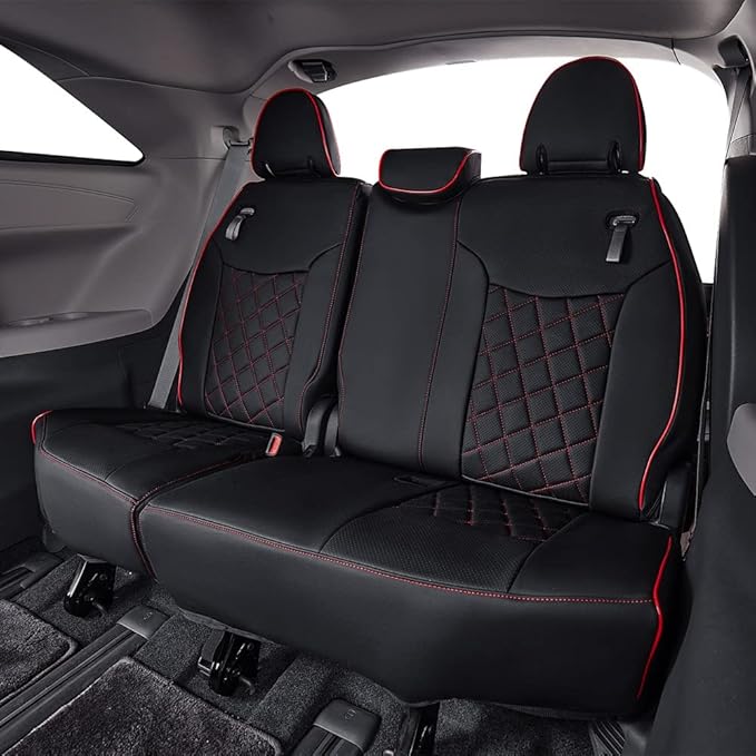 EKR Sienna Seat Covers for 2021-2025 Toyota Sienna XLE, 7 Seats, 2nd Row - Image 6