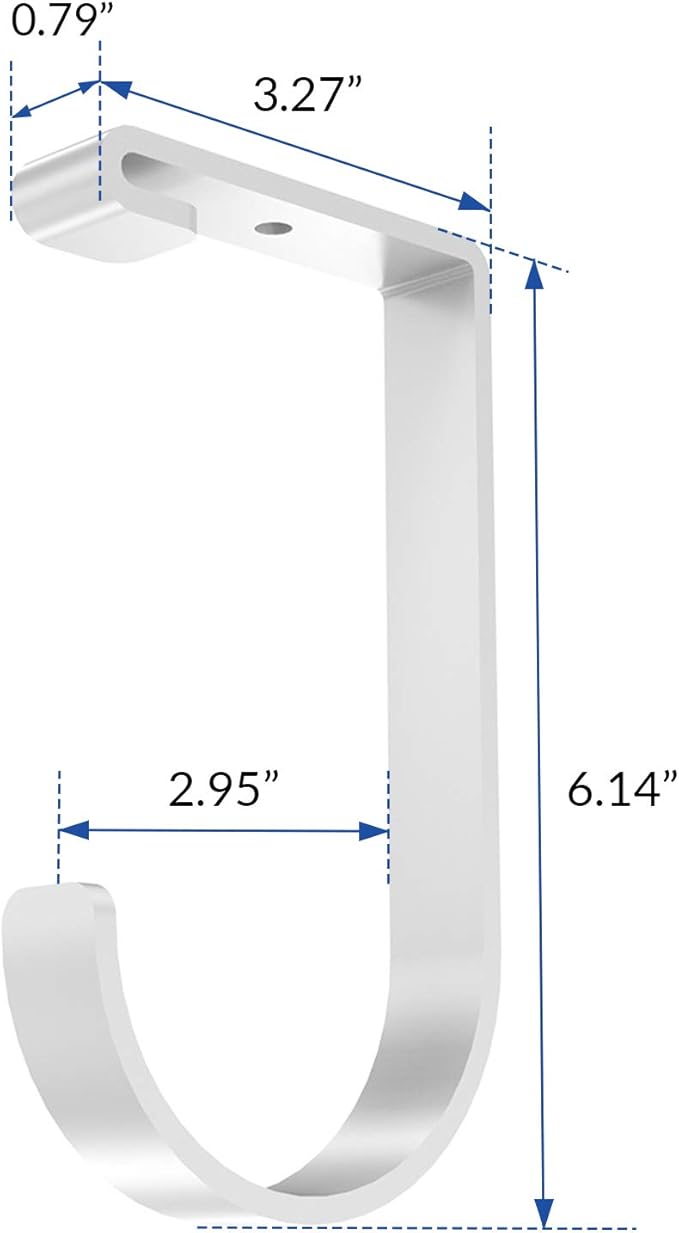FLEXIMOUNTS 4 Pack Add On Storage Flat Hook Accessory - Image 3