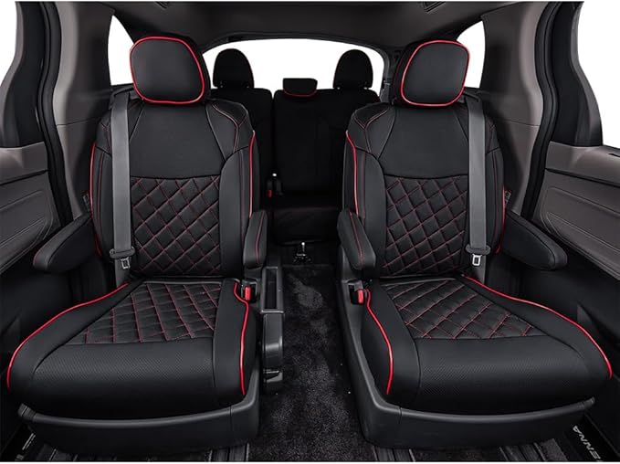 EKR Sienna Seat Covers for 2011-2020 Toyota Sienna L, 7 Seats, 2nd Row Captain - Image 5