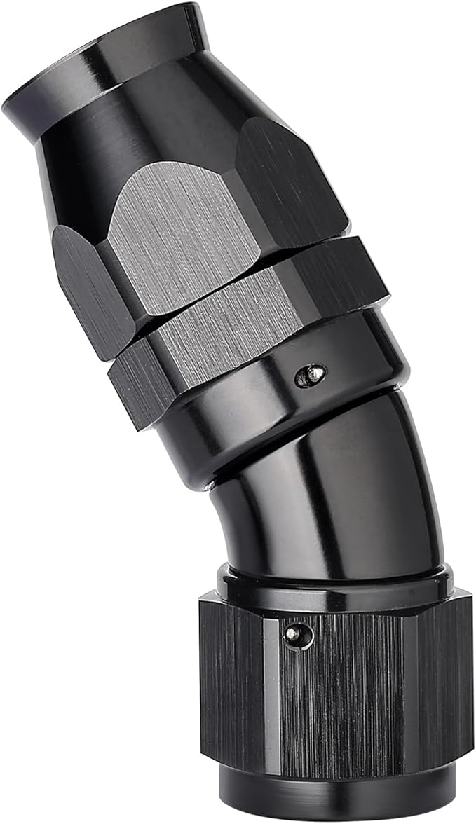 EVIL ENERGY 10AN 30 Degree PTFE One Piece Full Flow End Hose Fitting Aluminum by EVILENERGY