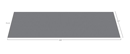 G-Floor Large Coin Pattern Vinyl Garage Floor Protector Mat, Extremely Durable - Image 2