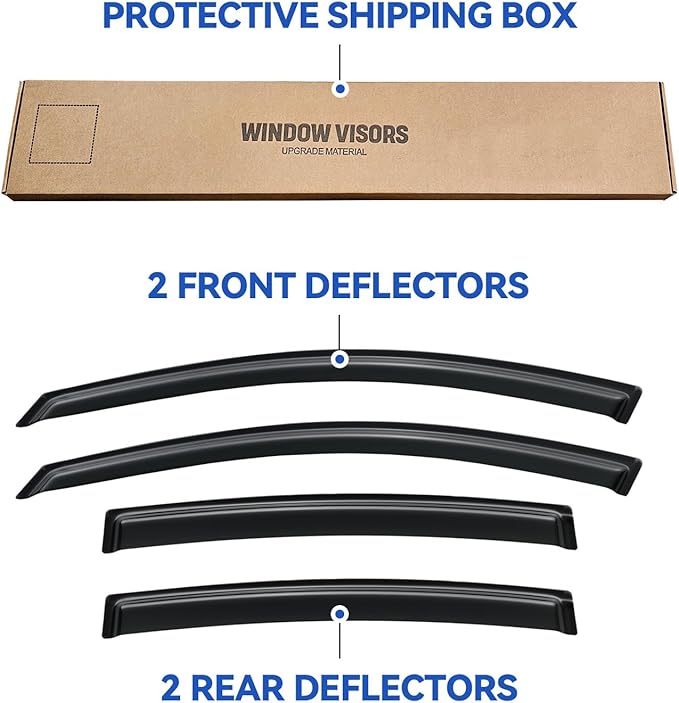 Window Visors Rain Guards Shield - Image 5