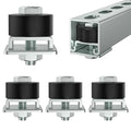 SKTREX Trolley Roller Wheels Limit Trolley Assembly Positioning by SKTREX