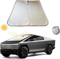 Windshield Sunshade for Tesla Cybertruck, Foldable UV Protection Front Window by BUSOIYOU