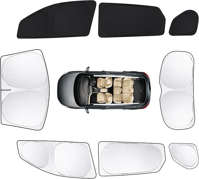 8pcs Car Window Shades for Hyundai Tucson 2016-2021 Accessories, Windshield by Unknown