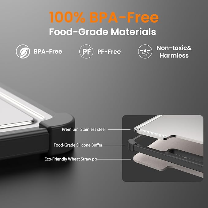 Premium 316 Stainless Steel Cutting Board - Image 2