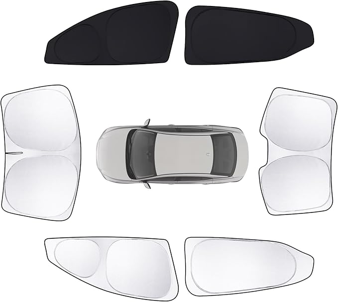 6pcs Car Window Shades for Nissan Sentra 2020-present Accessories, Windshield by Unknown