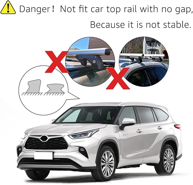 Amazon Basics Cross Rail Roof Rack, 56 inches, Fits up to 49.6" Spans between - Image 5