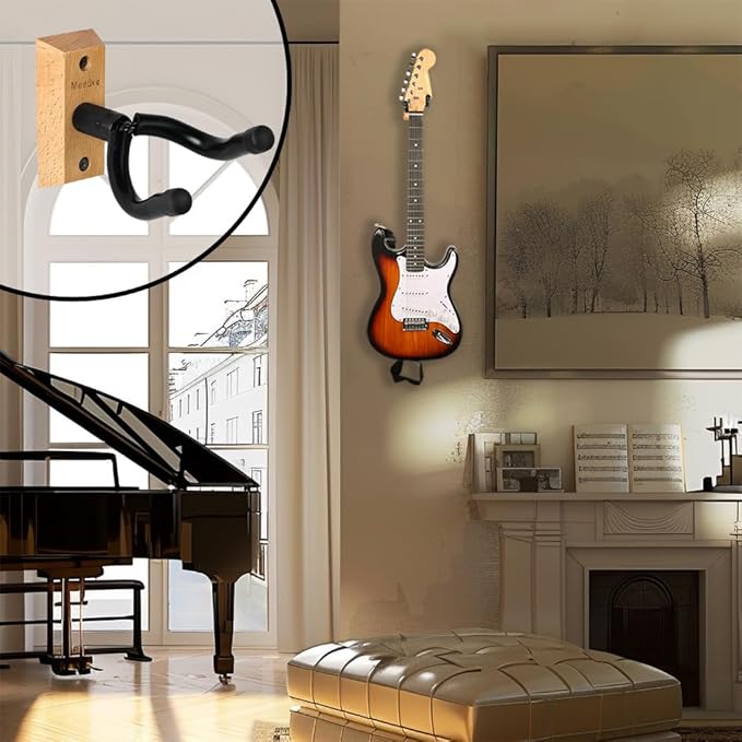 Guitar Wall Mount Hanger, Guitar Hook Holder Stand - Image 8