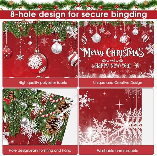 Teenyyou Christmas Garage Door Decorations 7 x 8 ft - Image 4