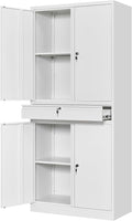 Yizosh Metal Garage Storage Cabinet by Yizosh