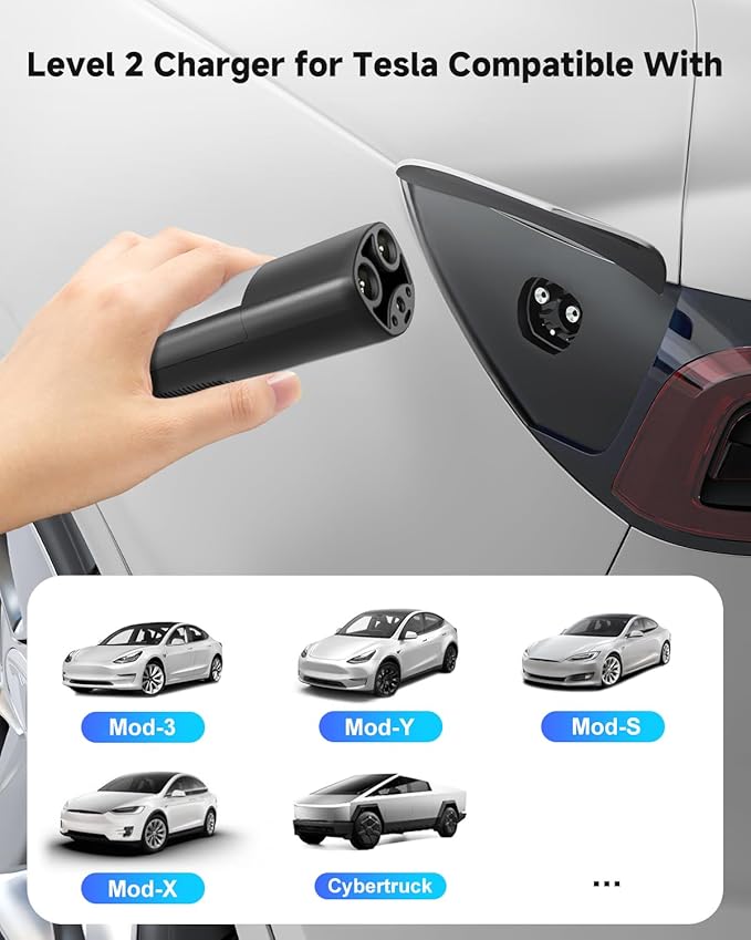 Level 2 EV Charger for Tesla, 32Amp 240V 7.68kW NACS EV Chargers, NEMA 14-50 - Image 7