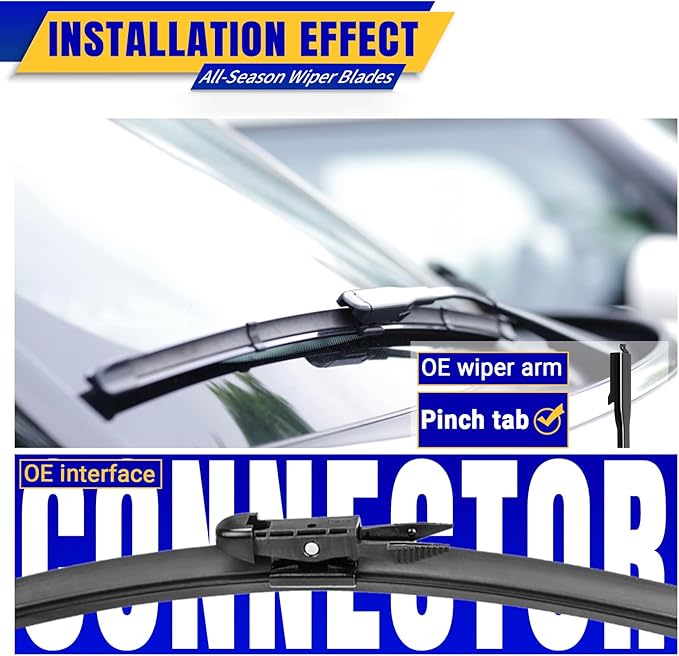 3 wipers Replacement for Ford explorer 2023-2011, Windshield Wiper Blades - Image 3