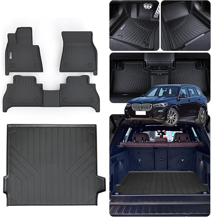Floor Mats & Trunk Mat for 2019-2024 2025 BMW X5 40i/50i/M50i/M60i/M/M - Image 7