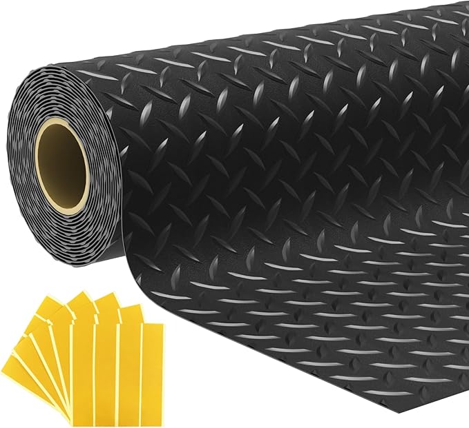 7.5x20 FT Garage Floor Mat, 2.8mm Thickened Flooring Roll by Lanbos