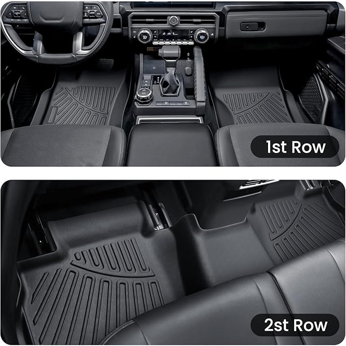 Floor Mats for 4Runner 2025, All Weather Floor Mats Floor Liners Compatible - Image 3
