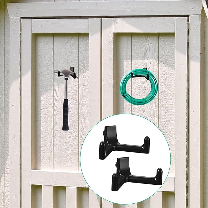 8 Pcs Shed Storage Tool Hooks Accessories Compatible - Image 6