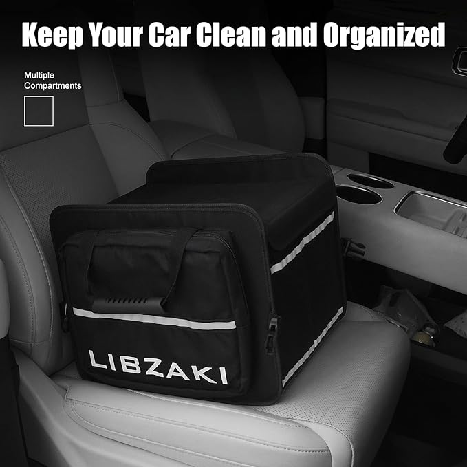 LIBZAKI Car Trunk Storage Organizer, Collapsible Trunk Storage Box - Image 7
