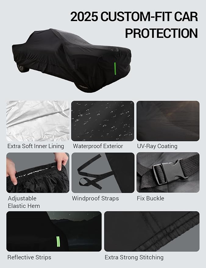 Proadsy 2025 Upgrade Car Cover Compatible - Image 8