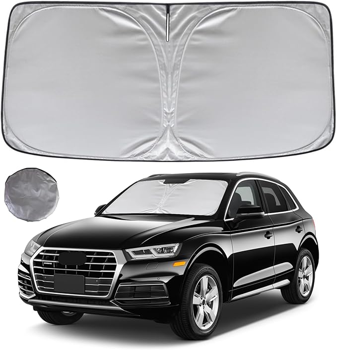 KAYZT Windshield Sun Shade for 2018-2025 2026 Audi Q5 SUV Foldable Sunshade by KAYZT