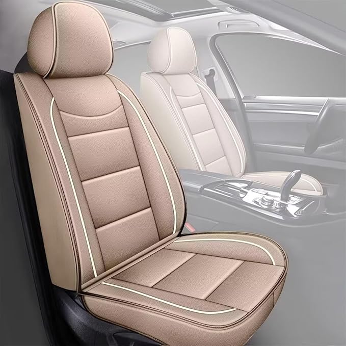 YORKNEIC Leather Car Seat Covers Fit by YORKNEIC
