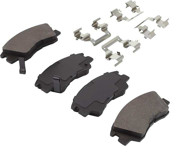 Premium Semi-Metallic Front Brake Pads Compatible - Image 2