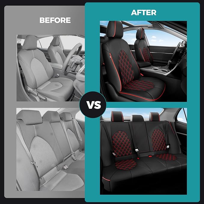 for Toyota Camry Seat Covers Hybrid XLE XSE 2018 2019 2020 2021 2022 2023 2024 - Image 6