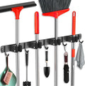 Mop and Broom Holder Wall Mount, Upgraded Broom Hanger Wall Mount, Stainless by FODARSAI