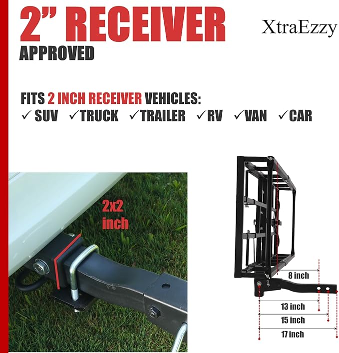 Hitch-Mount Bike Rack for Ebike Heavy-Duty - Image 7