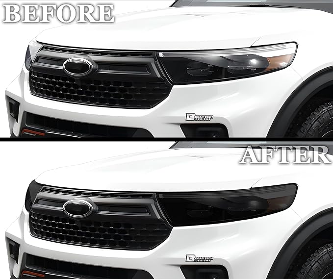 BOGAR TECH DESIGNS Precut Made for Ford Explorer 2020-2024 Full Headlight - Image 3
