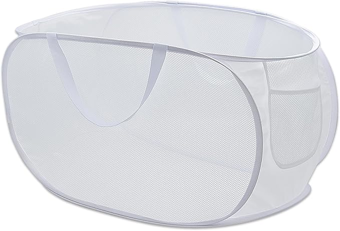 HONOMA Sturdy Mesh Laundry Hamper Basket Bag, Pop up Basket by HONOMA