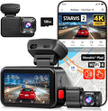 REDTIGER ViewClear 70 4K+2.5K Dash Cam Front and Rear, STARVIS 2 IMX678 x by REDTIGER
