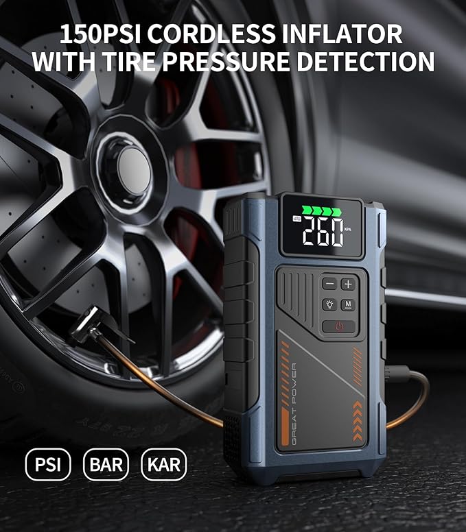 Car Battery Charger Jump Starter - Image 3