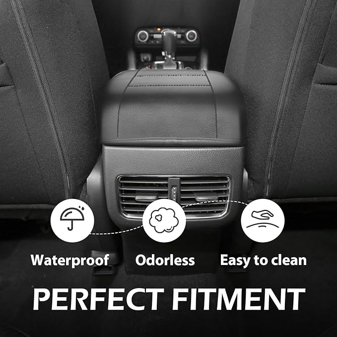 Muslogy Armrest Pad Center Console Cover Compatible - Image 4