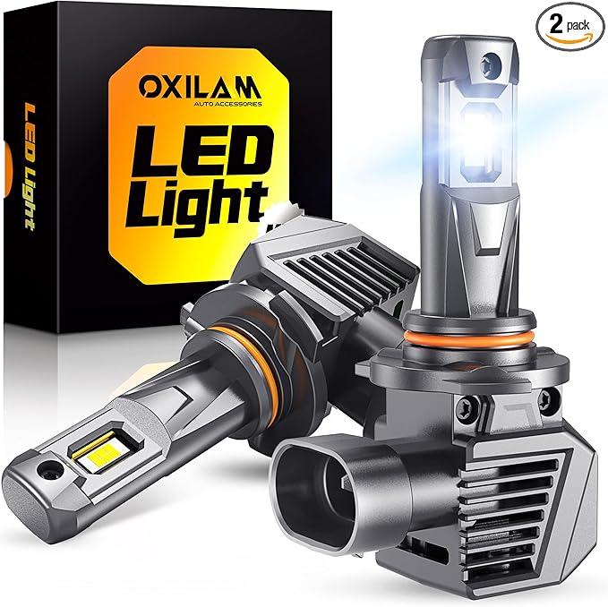OXILAM 9006 HB4 Fog Light Bulbs, 30000LM 800% Brightness, 6500K Cool White by OXILAMDIRECT