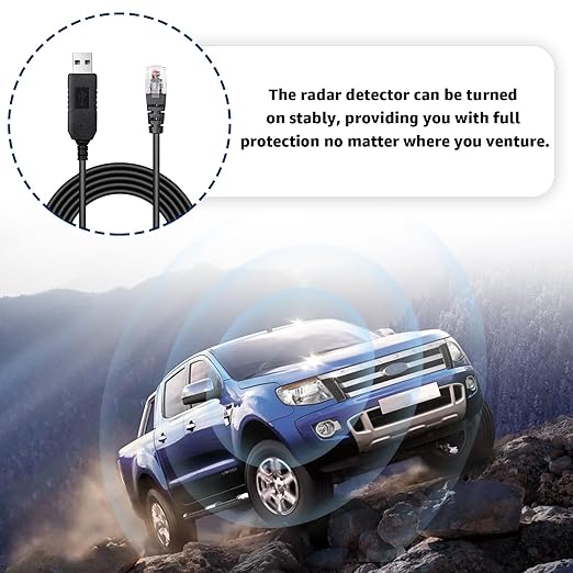 6.56FT USB to RJ11 Plug Cable, Radar Detector Cable Compatible - Image 6